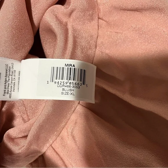 Dress The Population Mira Mini Dress Blush Pink Size XL Cocktail Dress - Picture 10 of 11